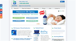 Desktop Screenshot of biomedicine.com