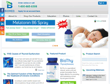 Tablet Screenshot of biomedicine.com